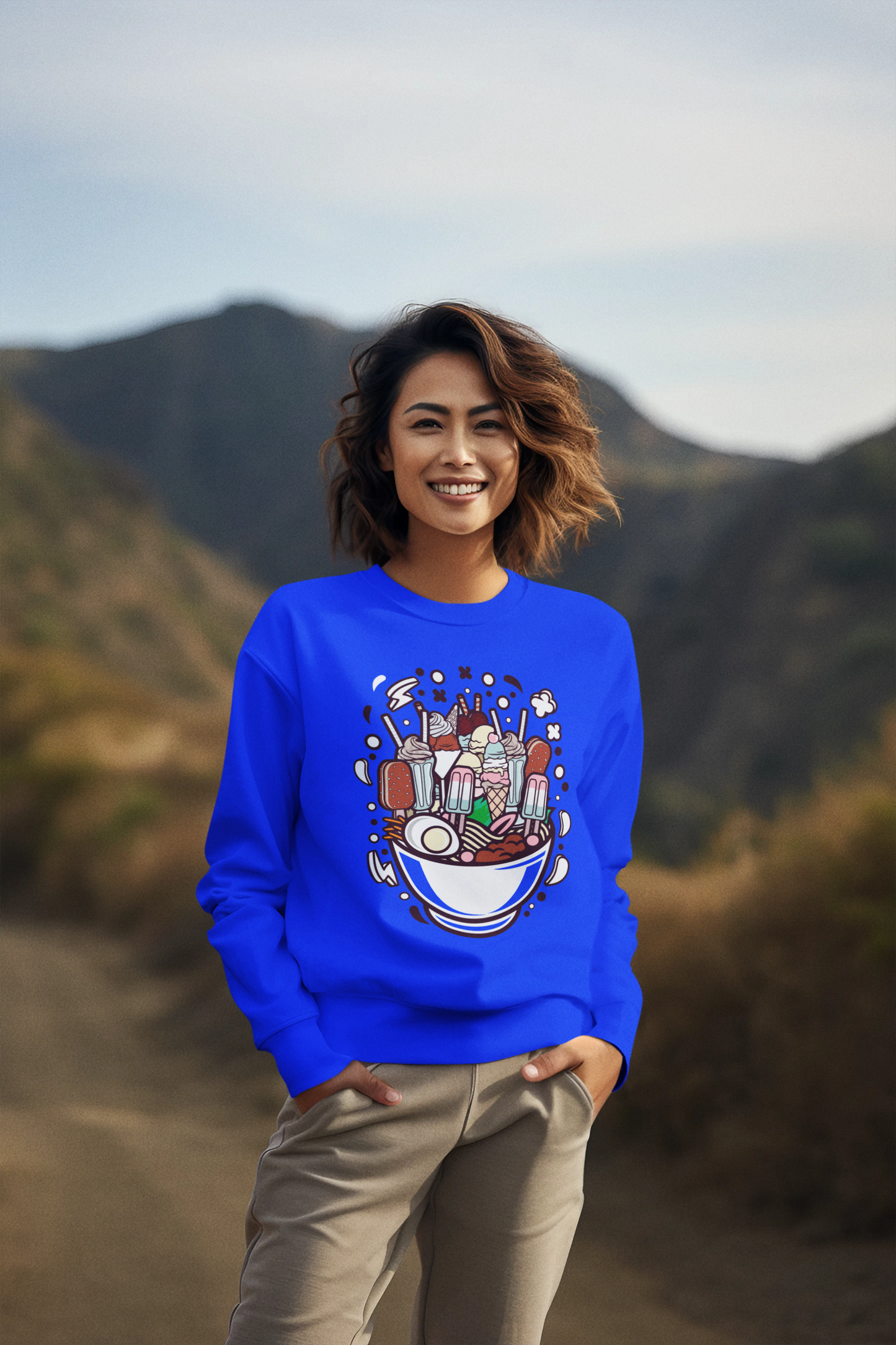 RAMEN ICE CREAM  LOVER SWEATSHIRT