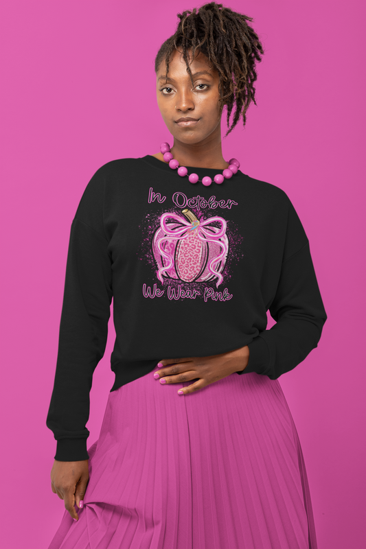 Pink Pumpkin Breast Cancer Awareness | Sweatshirt