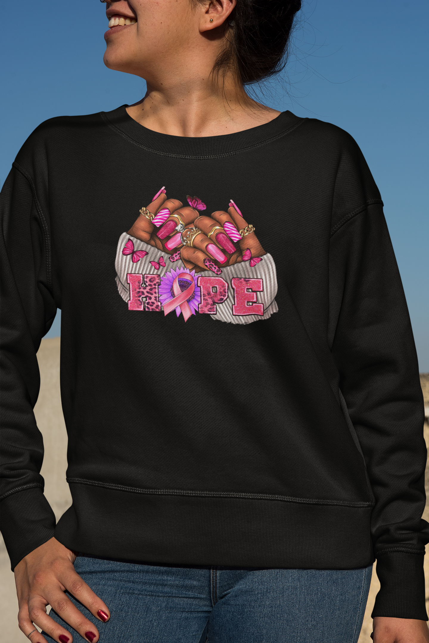 Hope Breast Cancer Awareness | Sweatshirt