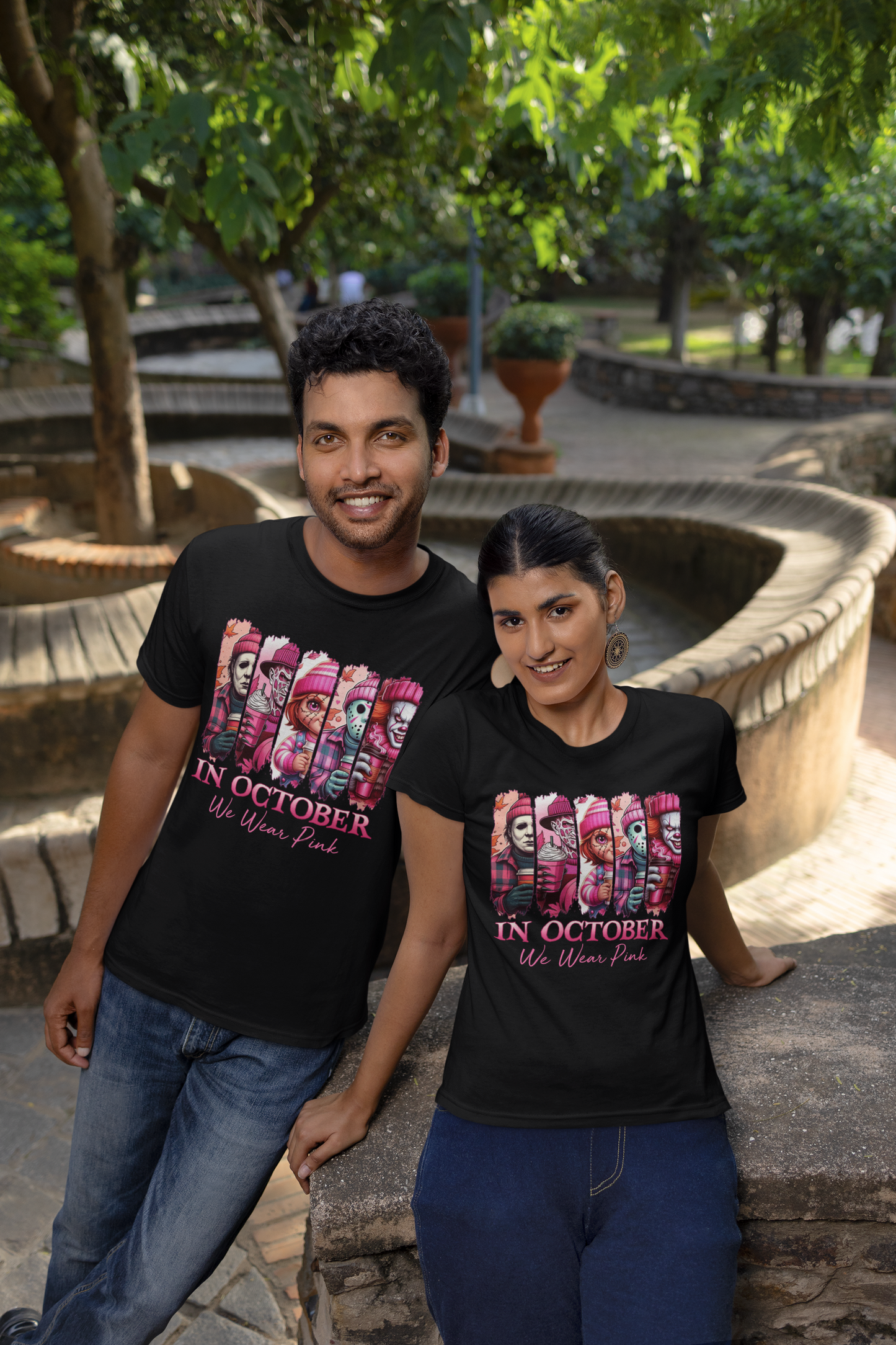Horror Icons Breast Cancer Awareness | Tee