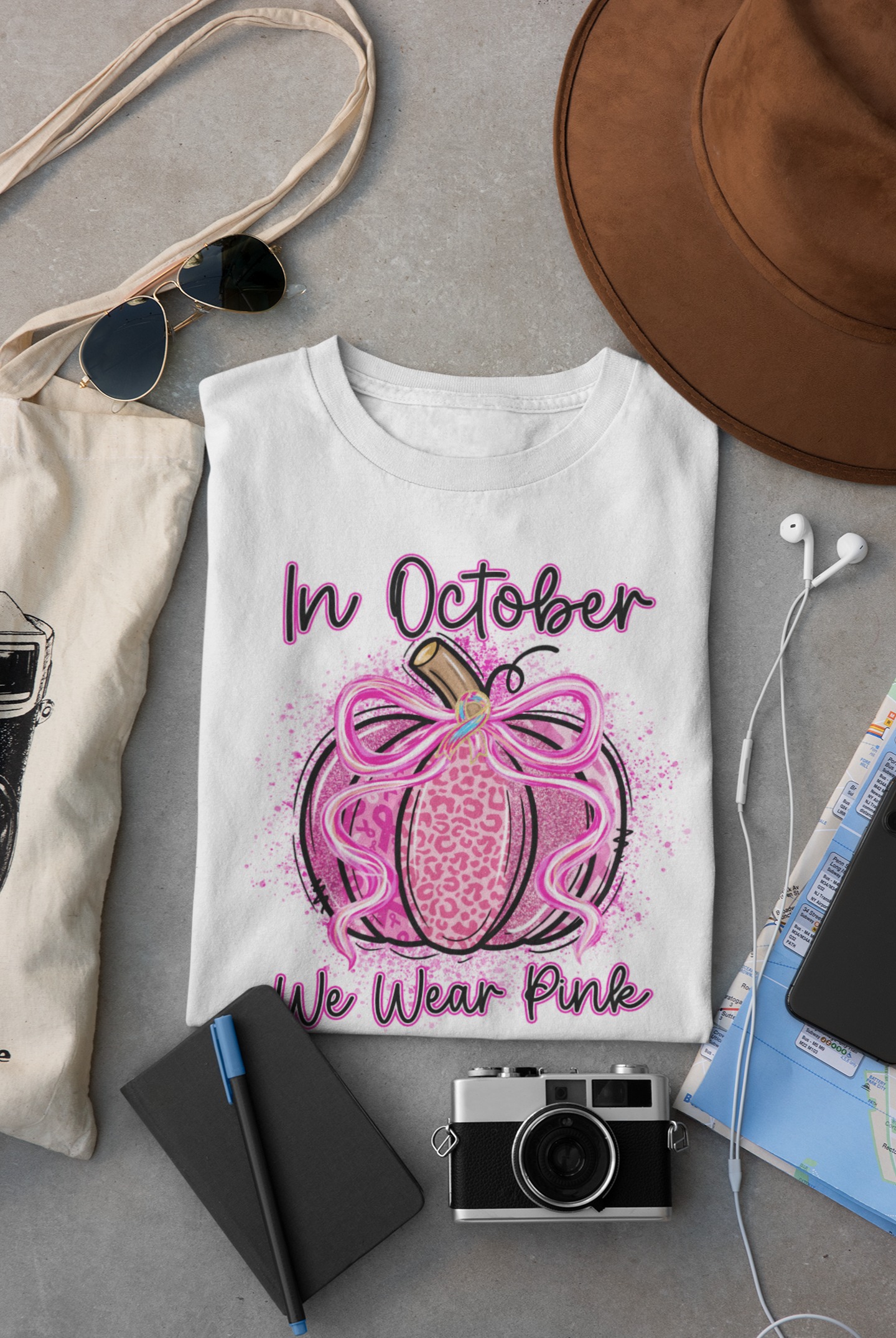 Pink Pumpkin Breast Cancer Awareness | Tee