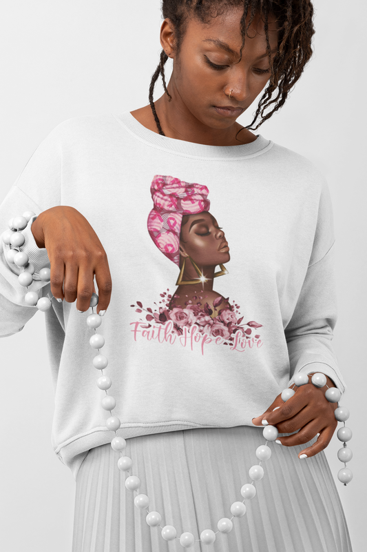 Faith.Hope.Love. Breast Cancer Awareness | Sweatshirt