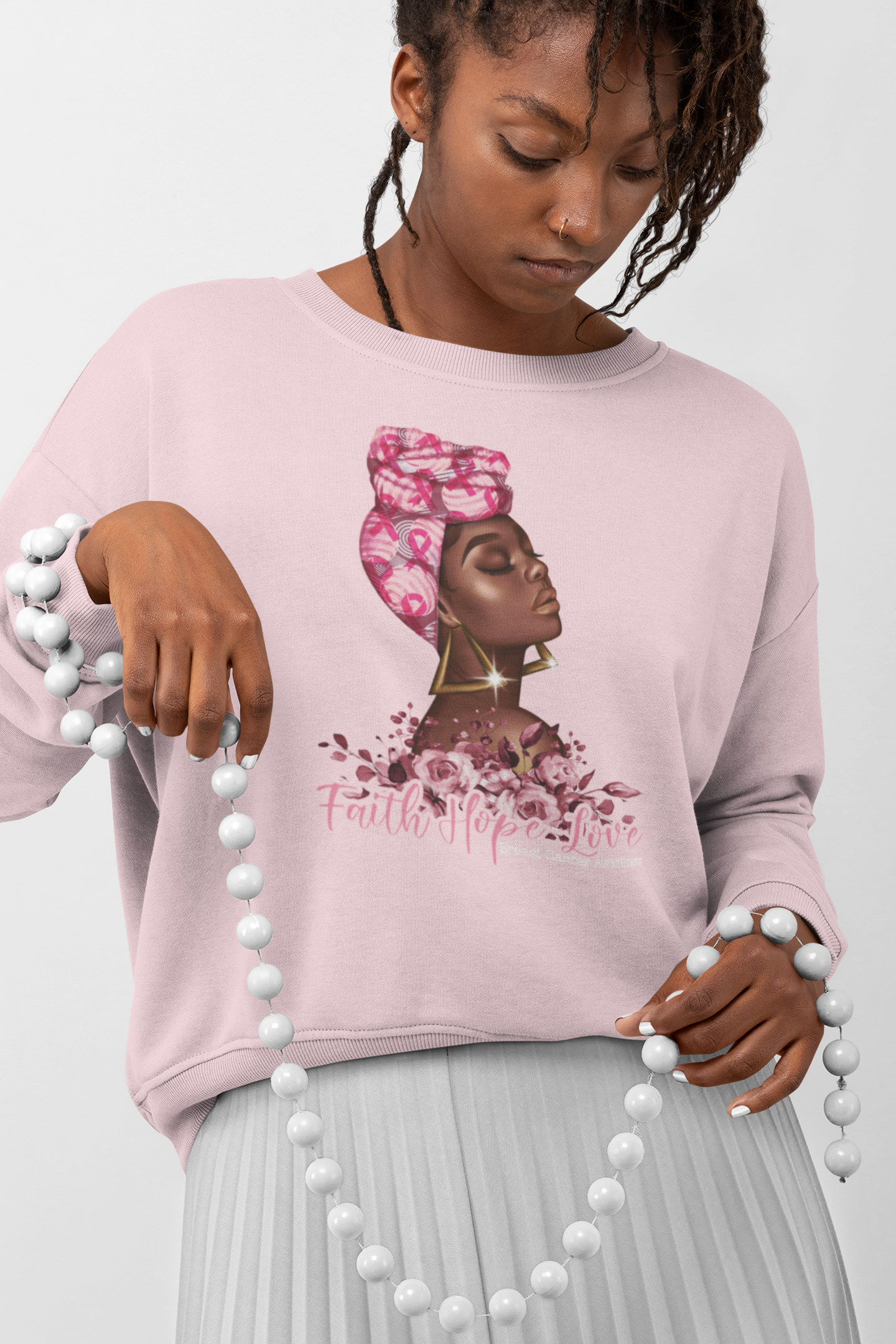 Faith.Hope.Love. Breast Cancer Awareness | Sweatshirt