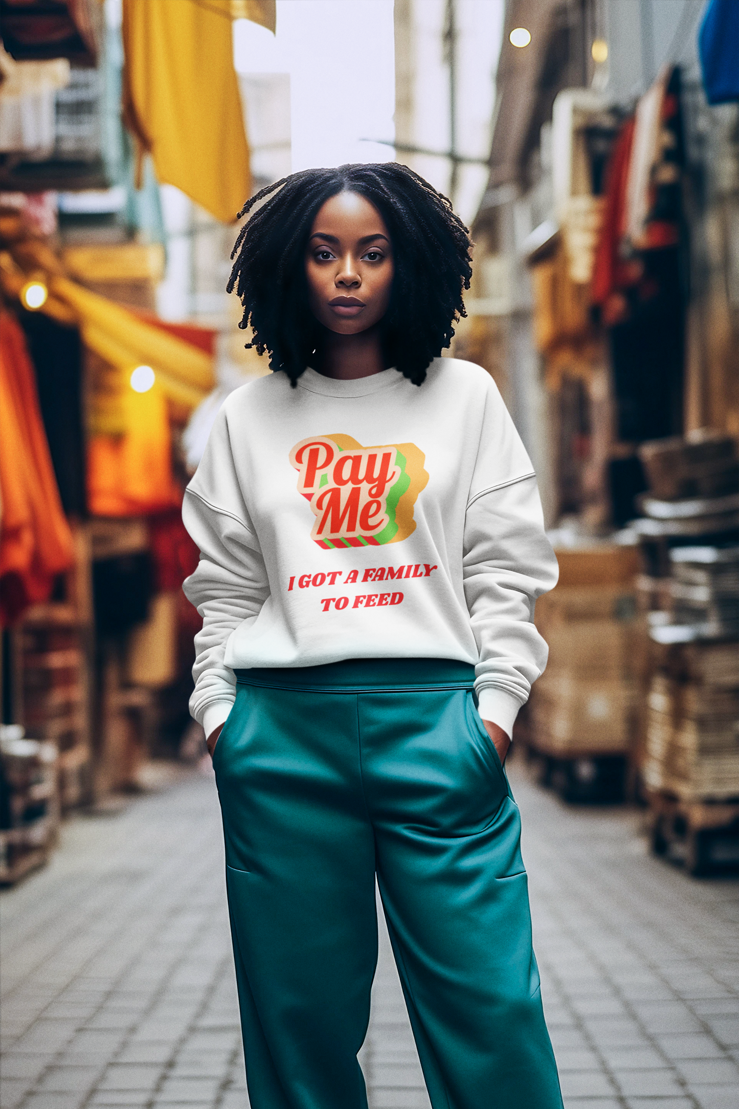 Pay Me...I Got a Family to Feed | Sweatshirt