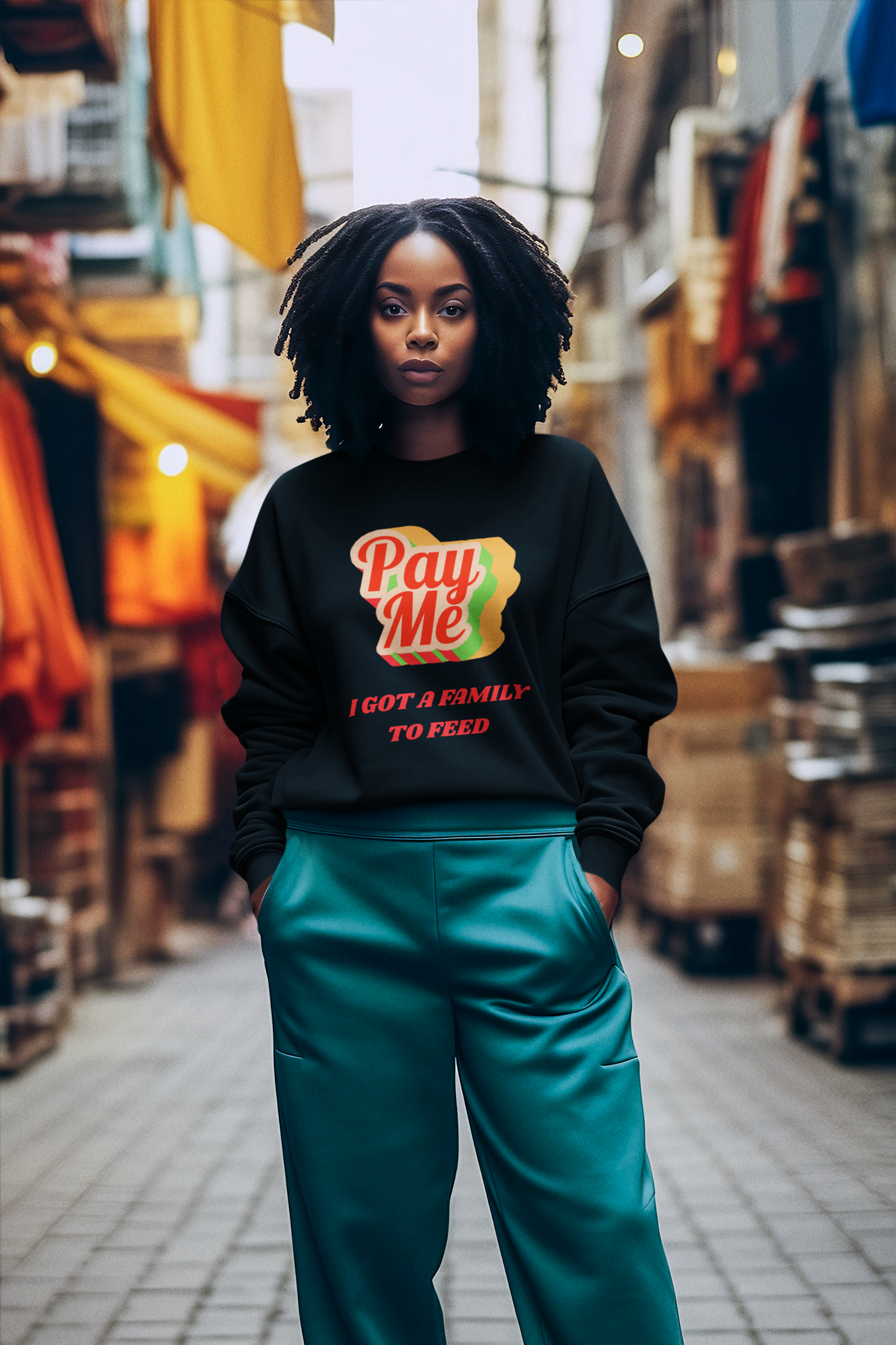 Pay Me...I Got a Family to Feed | Sweatshirt
