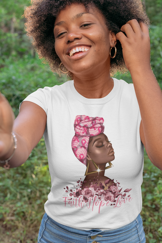 Faith.Hope.Love. Breast Cancer Awareness | Tee
