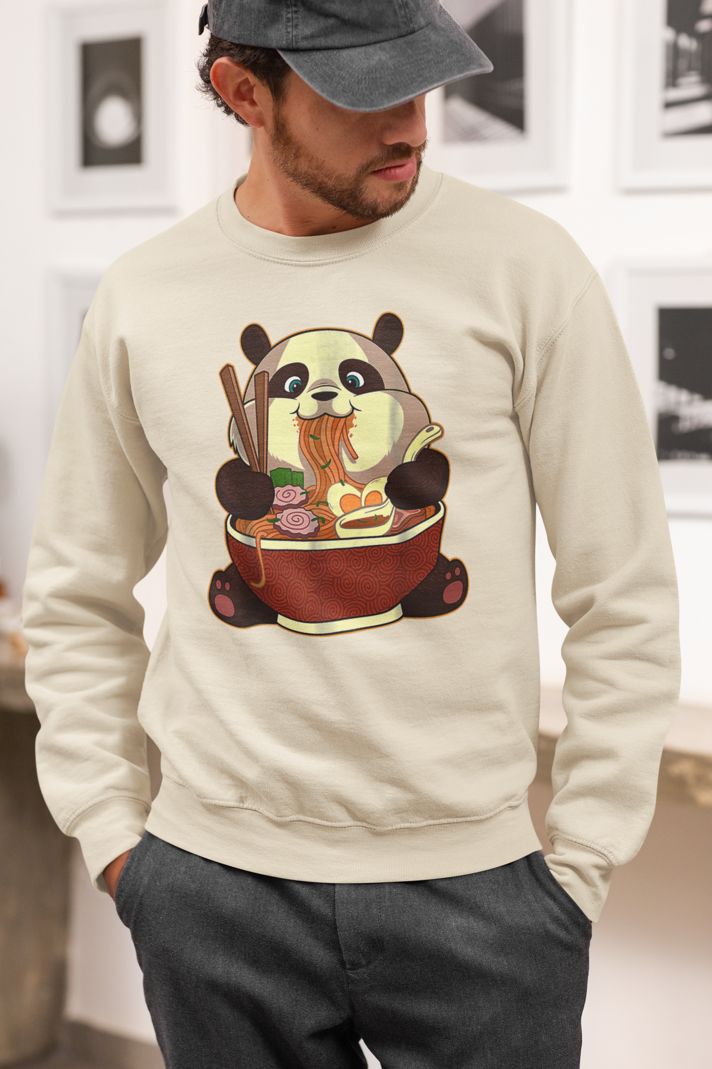 Hungry Panda Ramen Unisex Sweatshirt