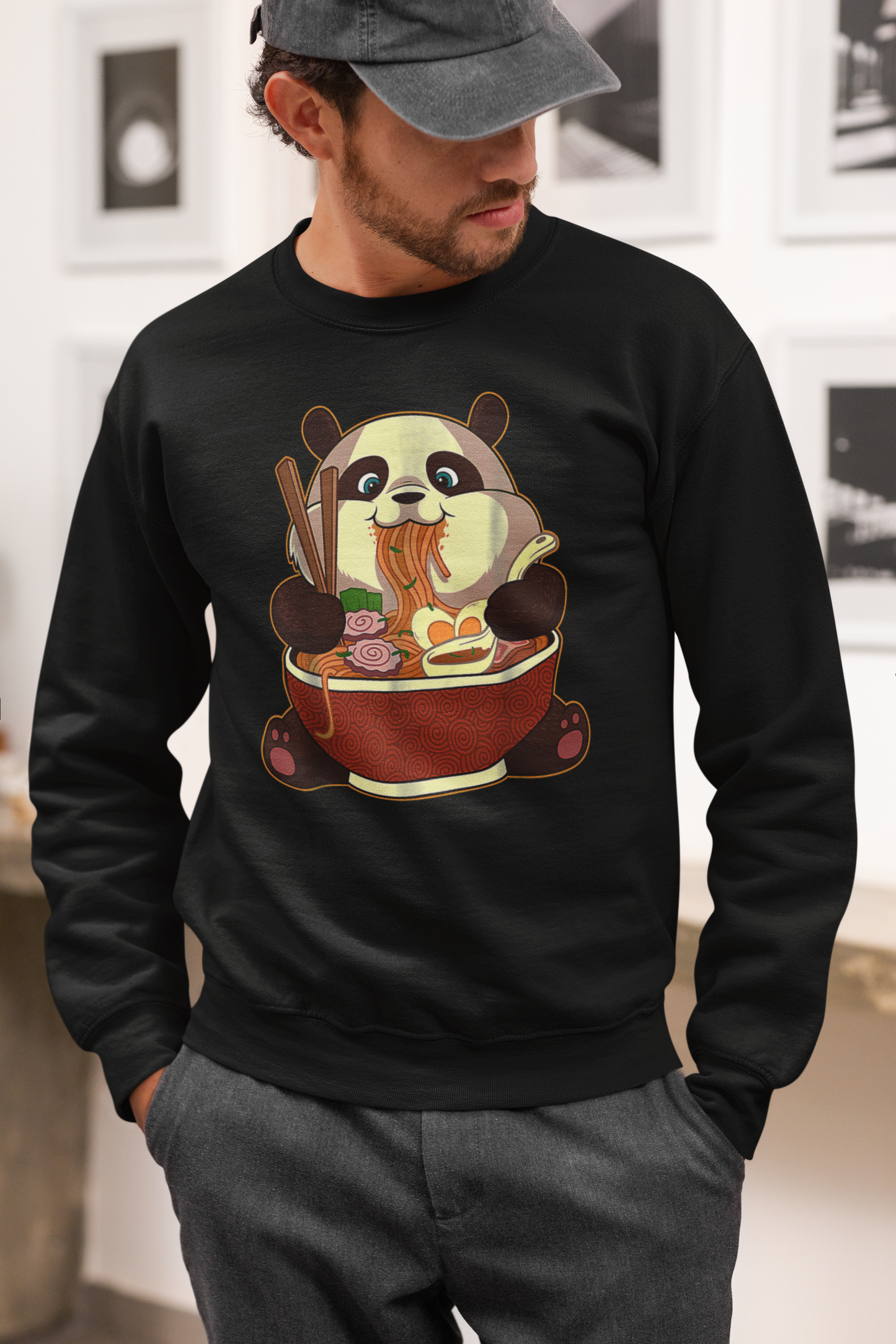 Hungry Panda Ramen Unisex Sweatshirt