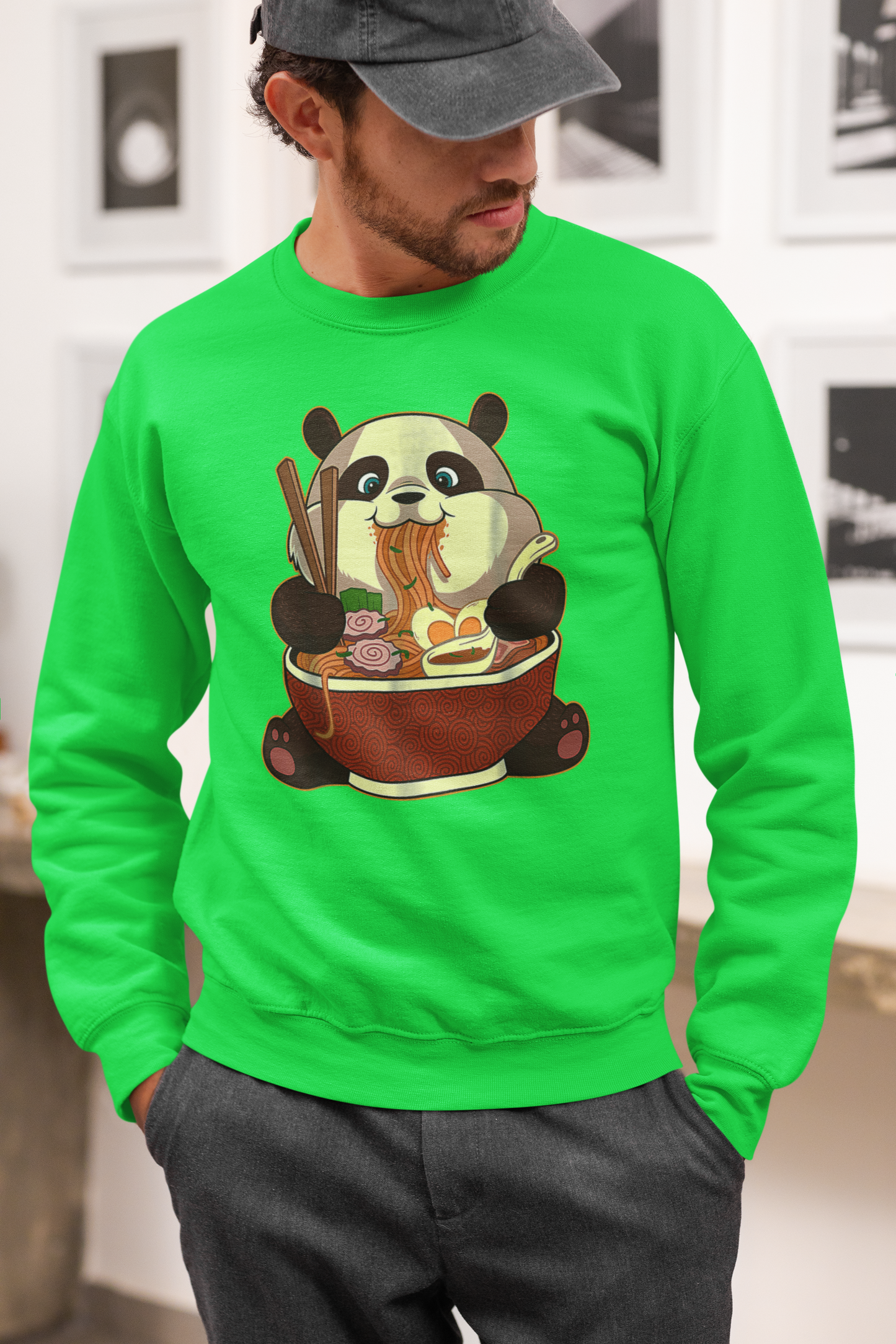 Hungry Panda Ramen Unisex Sweatshirt