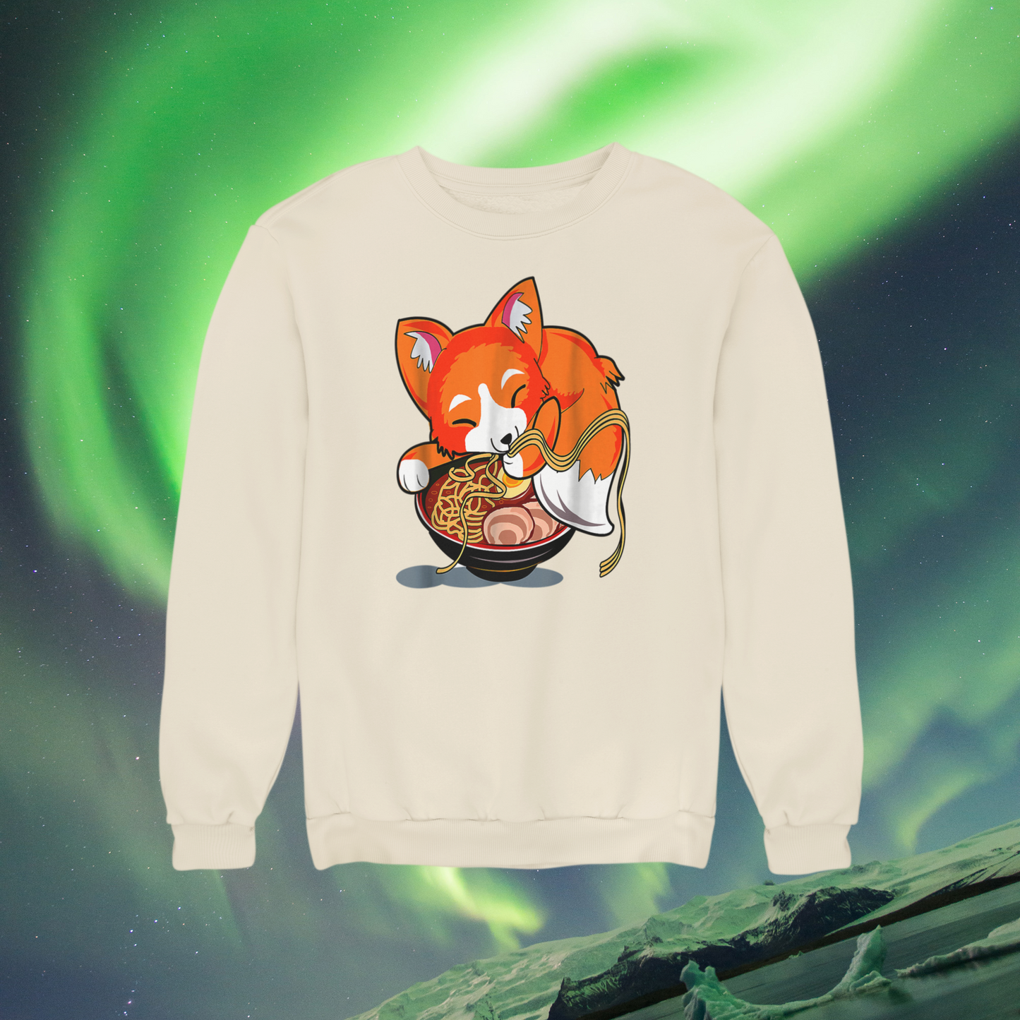 Ramen Fox Unisex Sweatshirt