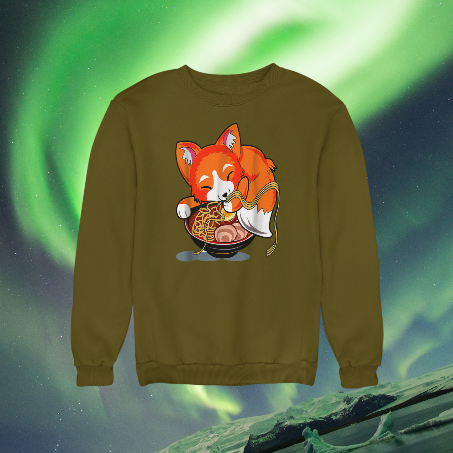 Ramen Fox Unisex Sweatshirt