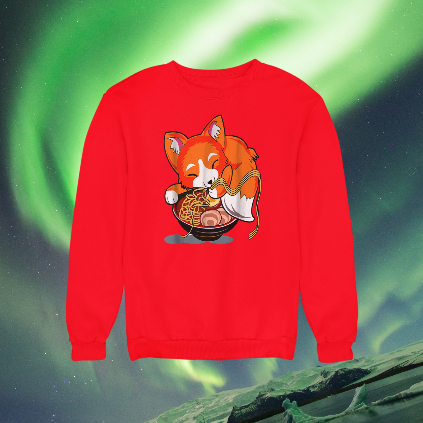 Ramen Fox Unisex Sweatshirt